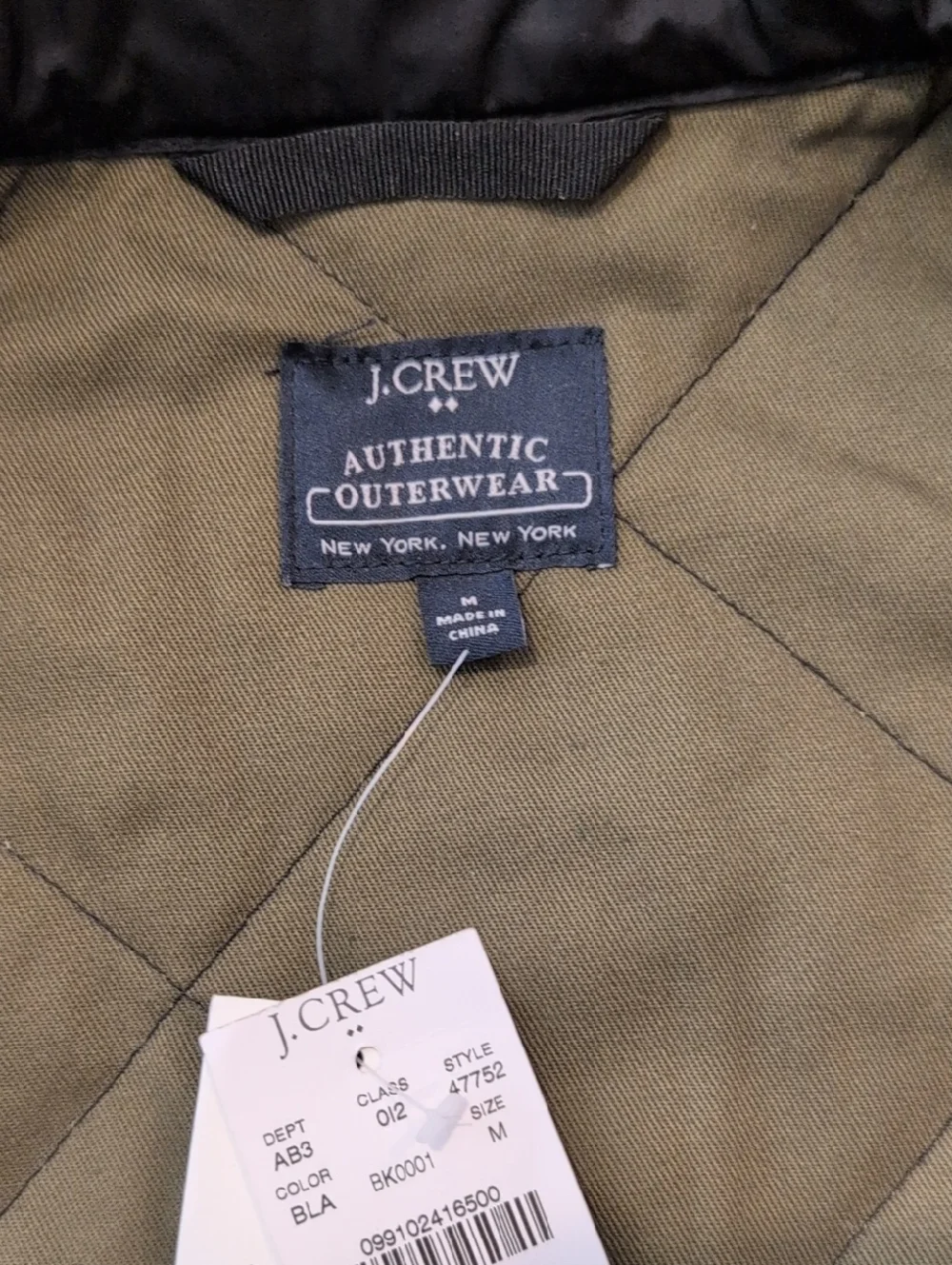 J. Crew Walker Quilted Vest